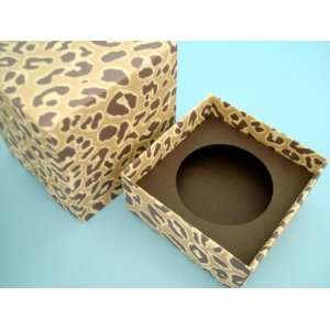  NEW Individual Cupcake Presentation Box  Leopard Print 