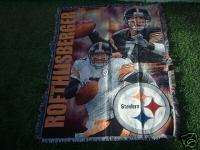 Ben Roethlisberger Tapestry Throw Blanket Pittsburgh Steelers NFL 
