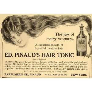  1910 Ad Ed Parfumerie Pinaud Hair Tonic Beauty Products 