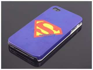 New Superman Hard Case Cover for iPhone 4 4G Blue  