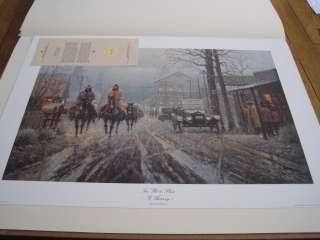 Western Art Collection John Connally Ltd Signed Texas Cowboy West 
