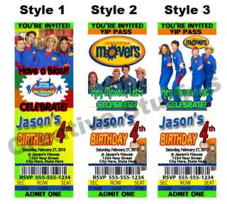 Imagination Movers Birthday Party Invitations Favors  