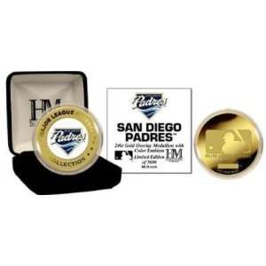 San Diego Padres 24KT Gold and Color Team Mint Coin Collection