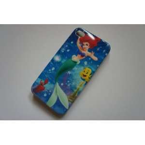   Mermaid Hard Cover Case for iPhone 4 4G & 4S + Free Screen Protector