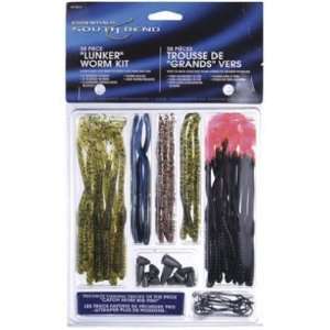  South Bend Fishing Lures Lunker Worm Kit Sports 