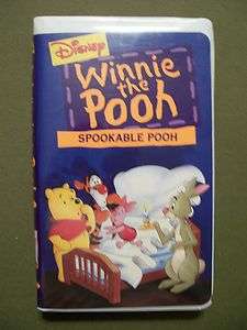   WINNIE THE POOH SPOOKABLE POOH VHS CLAM SHELL 786936678338  