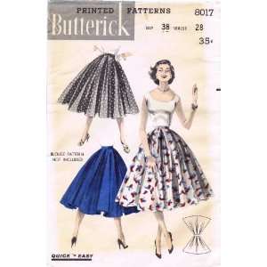  Butterick 8017 Vintage Sewing Pattern Inverted Pleats 