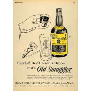  1947 Ad Gaelic Old Smuggler Scotch Whisky Scottish 