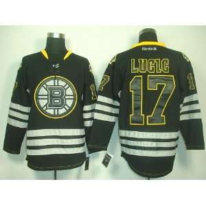  Milan Lucic #17 NHL Boston Bruins Black Hockey Jersey Sz50 