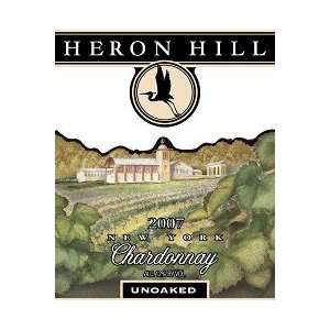  Heron Hill Vineyards Chardonnay 2008 750ML Grocery 
