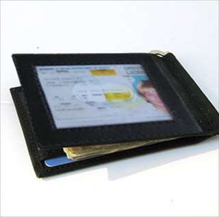   multi function two item into 1 piece money clip card holder length 4
