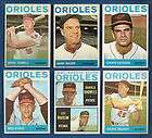 1964 Topps Lot of 6 Baltimore Orioles #89 Boog Powell 1