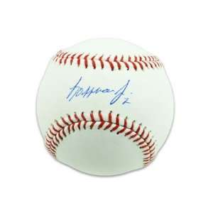 BJ Upton Autographed Bossman Jr. OML Baseball   MLB Authenticated 
