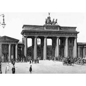 Berlin, Germany Brandenburg Gate 1871 After the Franco Prussian War 8 