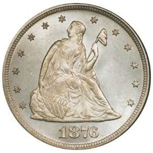  1875 1876 Twenty Cent Piece G/VG 