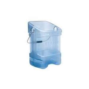  Rubbermaid Commercial Transparent Blue Ice Tote   5.5 Gal 
