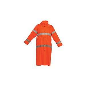  ANSI Class III Orange Long Rain Coat