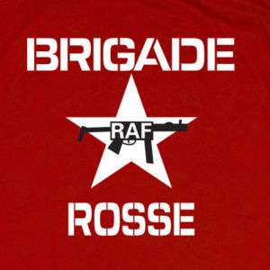 BRIGADE ROSSE RAF T SHIRT RETRO XL  