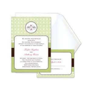  Green and Brown Seal Wedding invitation Health & Personal 