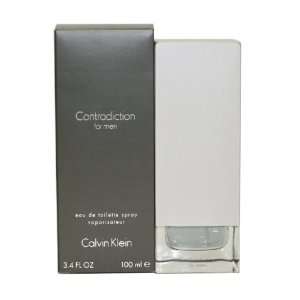 CONTRADICTION Cologne. EAU DE TOILETTE SPRAY 3.4 oz / 100 ml By Calvin 