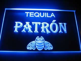 Tequila Patron Logo Beer Bar Pub Store Light Sign Neon W2601 NEW 