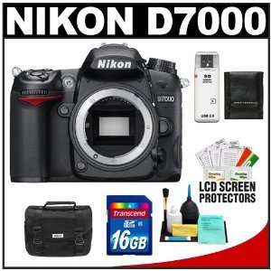  Nikon D7000 Digital SLR Camera Body with 16GB Card + Case 