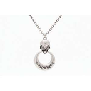  Mystica Collection Jewelry Necklace   Skull with Ring 