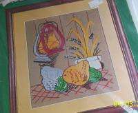VOGART VINTAGE EMBROIDERY CREWEL KIT COUNTRY STILL LIFE  