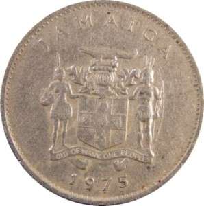 Jamaica ~ 1975 ~ 10 cent  