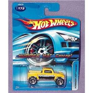  Hot Wheels Yellow HUMMER H3T CONCEPT Die Cast #173 Toys 