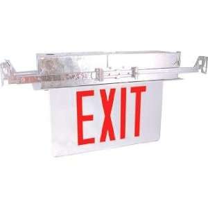  Recessed LED Red Exit Sign