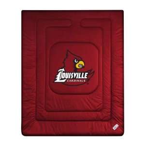  Louisville Cardinals Locker Room Twin Comforter Sports 