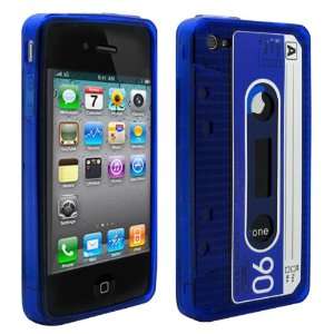  Cbus Wireless Dark Blue Flex Gel Cassette Tape Case / Skin / Cover 