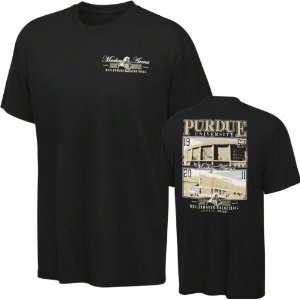  Purdue Boilermakers Black Mackey Arena T Shirt Sports 