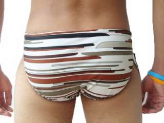 JANTZEN Mens Lycra Brief Bikini Swimsuit Multi Colored  