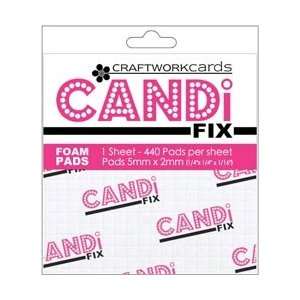  Craftwork Cards Candi Fix Foam Pads; 6 Items/Order Arts 