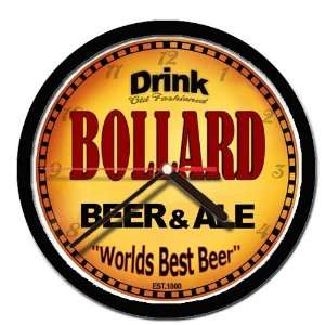  BOLLARD beer and ale cerveza wall clock 