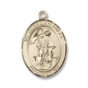   Guardian Angel Pendant Medal Catholic Christian Necklace Jewelry