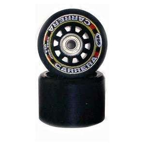  wheels  Black with bearings   62mm x 94a