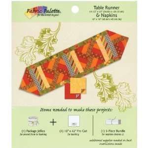  Fabric Palette Project Design Sheet Table Runner & Napkins 