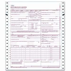   CMS 1500 Health Insurance Claim, Lttr, 2 Part, 100 Continuos Form 