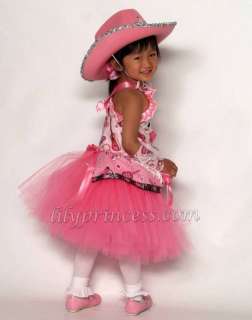 Boutique cowgirl Tutu dress princess birthday pageant halloween dress 