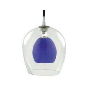   GLASS PENDANT LAMP, BLUE, 35W/JC TYPE by Lite Source