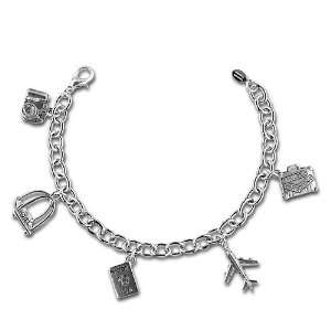  Get Outta Town Vacation Charm Bracelet with Suitcase 