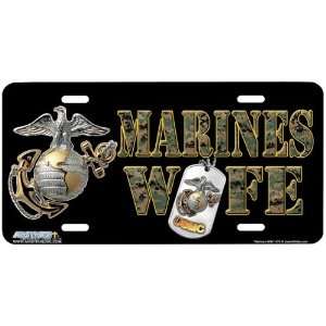  Wife Military License Plates Car Auto Novelty Front Tag by Jason 