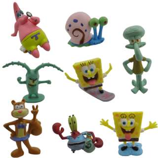 8x Spongebob Squarepants Figure Brand New  