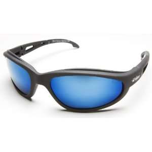   Dakura Safety Glasses Black Frames Polarized Aqua Precision Blue Lens
