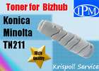 Toner for Konica Minolta TN211 Bizhub 200 222 250 282