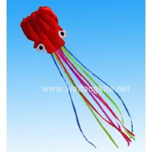  5.5m stunt power sport kite lovely red octopus Toys 
