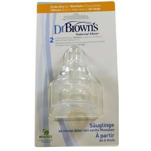  Dr Browns Teats (Stage 3) [2 Pack] Baby